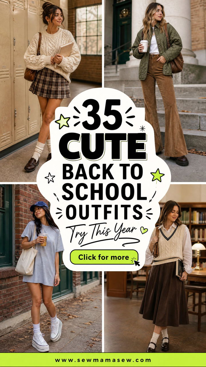 35 Cute Back to School Outfits to Try This Year - 35 Cute Back to School Outfits to Try This Year
