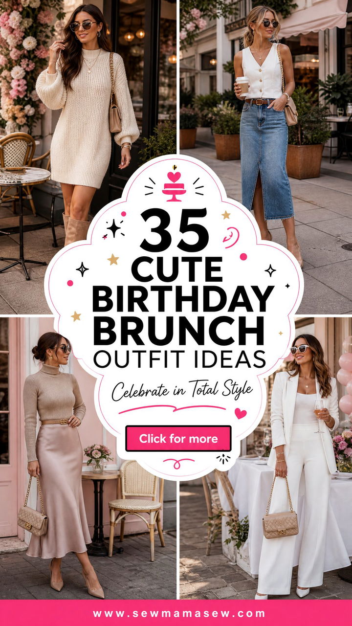 35 Cute Birthday Brunch Outfit Ideas to Celebrate In - 35 Cute Birthday Brunch Outfit Ideas to Celebrate In