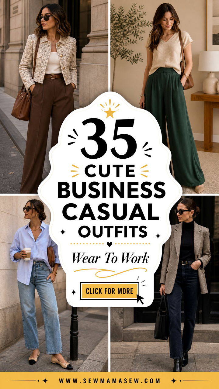 35 Cute Business Casual Outfits to Wear to Work - 35 Cute Business Casual Outfits to Wear to Work