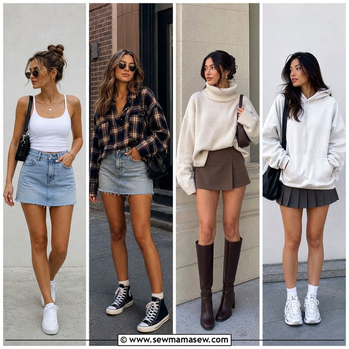 35 Cute Casual Mini Skirt Outfits to Try This Season