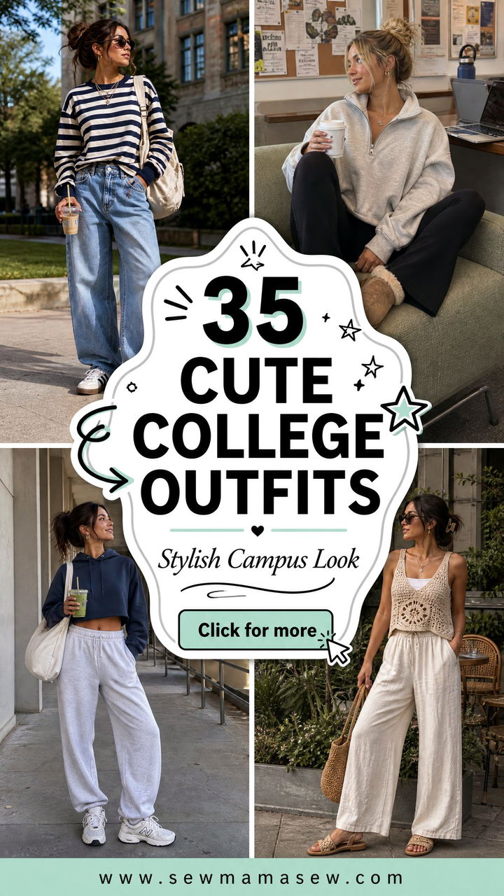 35 Cute College Outfits for a Stylish Campus Look - 35 Cute College Outfits for a Stylish Campus Look