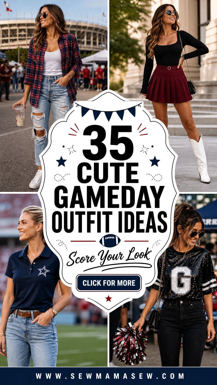 35 Cute Gameday Outfit Ideas College Girls Love - 35 Cute Gameday Outfit Ideas College Girls Love