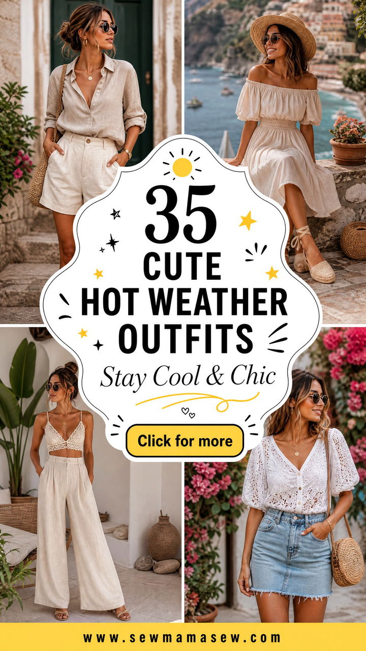 35 Cute Hot Weather Outfits to Stay Cool and Stylish - 35 Cute Hot Weather Outfits to Stay Cool and Stylish