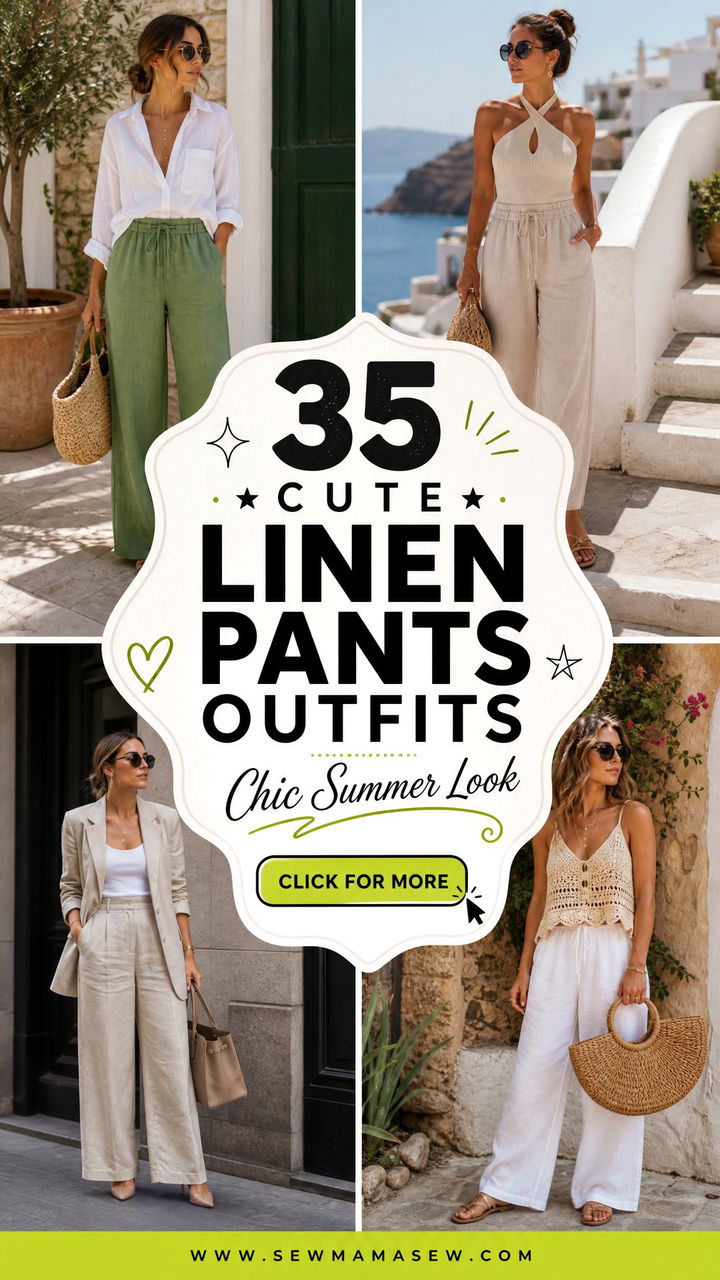 35 Cute Linen Pants Outfits for a Chic Summer Look - 35 Cute Linen Pants Outfits for a Chic Summer Look