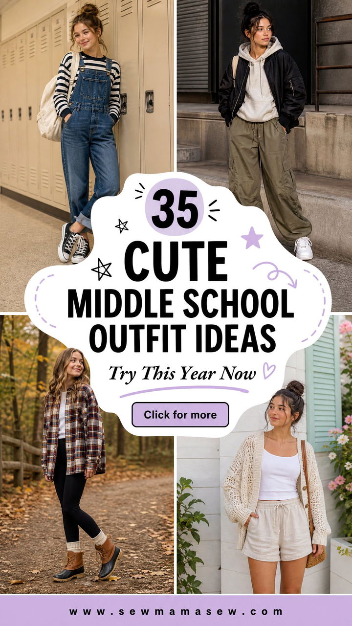 35 Cute Middle School Outfit Ideas to Try This Year - 35 Cute Middle School Outfit Ideas to Try This Year