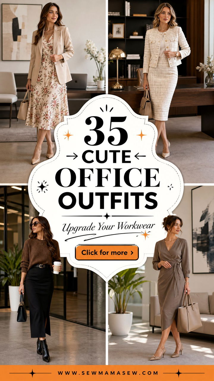 35 Cute Office Outfits to Upgrade Your Workwear - 35 Cute Office Outfits to Upgrade Your Workwear