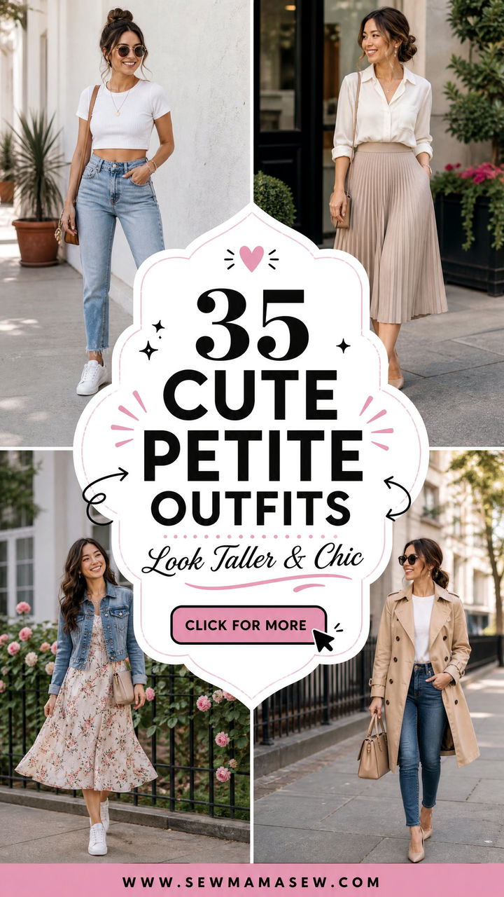 35 Cute Outfits for Petite Women to Look Taller and Chic - 35 Cute Outfits for Petite Women to Look Taller & Chic