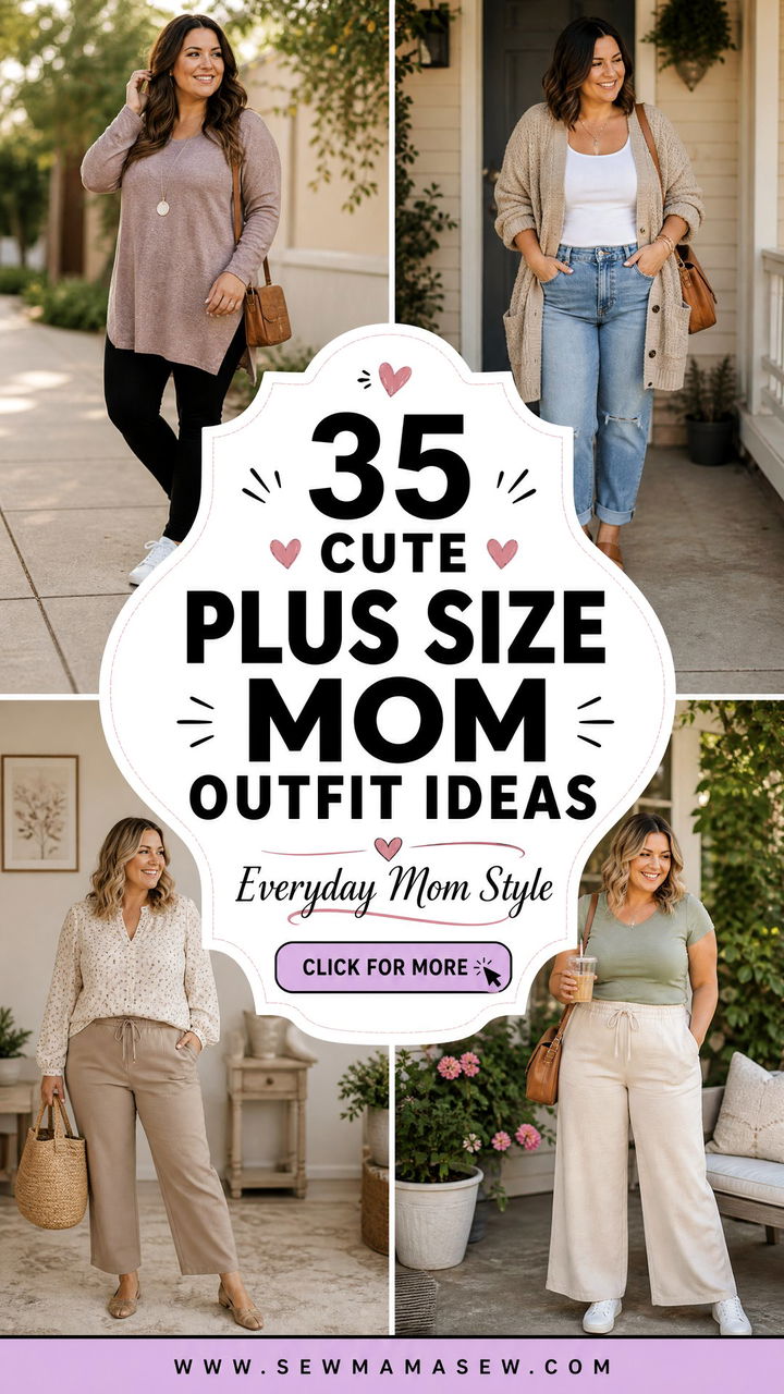 35 Cute Plus Size Mom Outfit Ideas for Everyday Style - 35 Cute Plus Size Mom Outfit Ideas for Everyday Style
