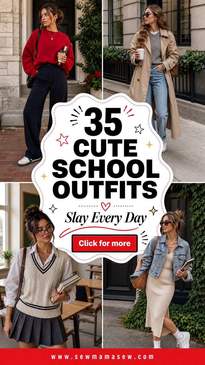 35 Cute School Outfits to Slay Every Day of the Week - 35 Cute School Outfits to Slay Every Day of the Week