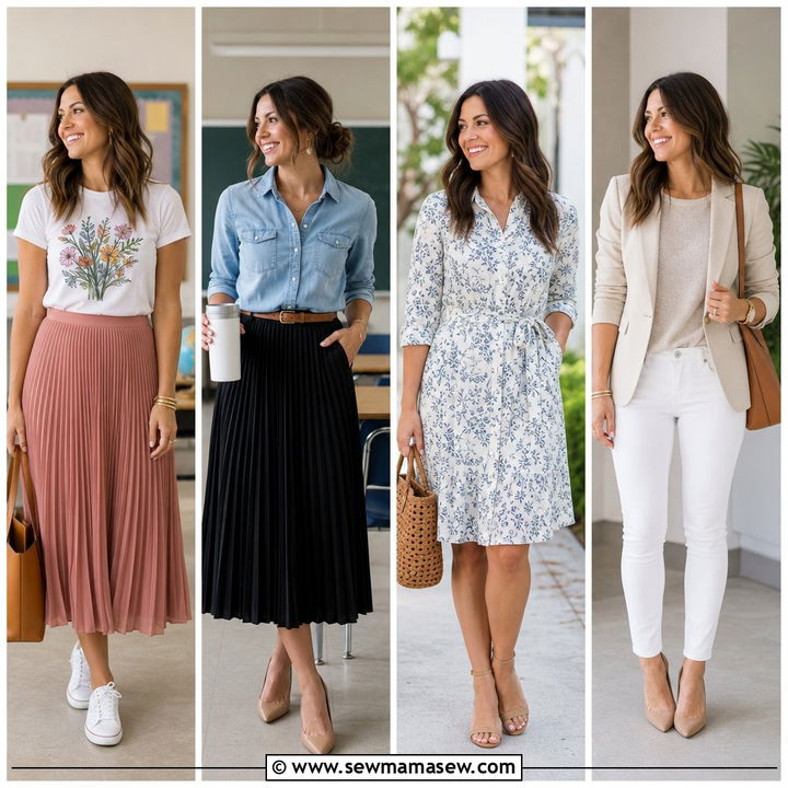 35 Cute Spring Outfits for Teachers to Wear in Class