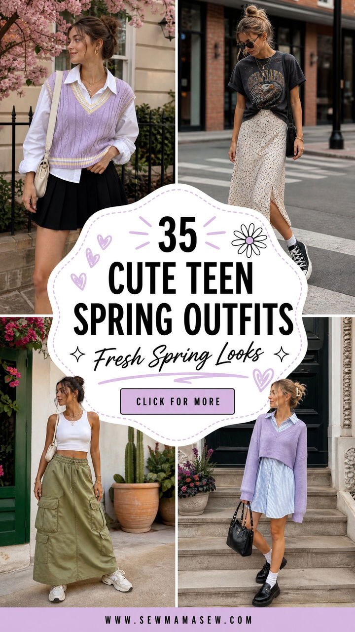 35 Cute Spring Outfits for Teens to Try This Season - 35 Cute Spring Outfits for Teens to Try This Season