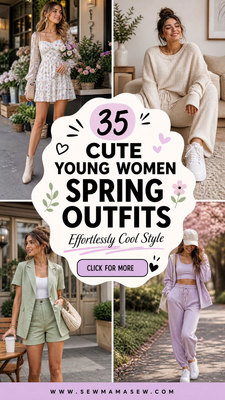 35 Cute Spring Outfits for Young Women to Wear Now - 35 Cute Spring Outfits for Young Women to Wear Now