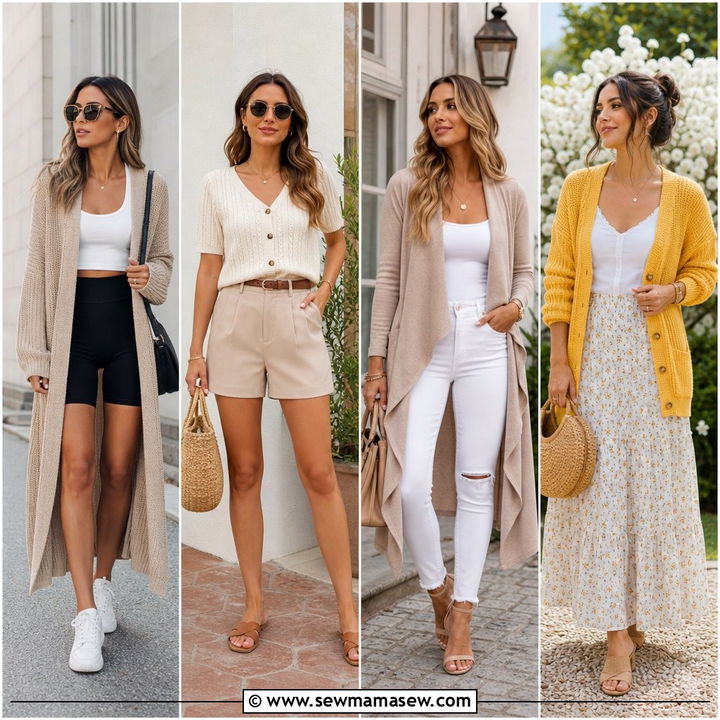 35 Cute Summer Outfits With Cardigan Style Ideas