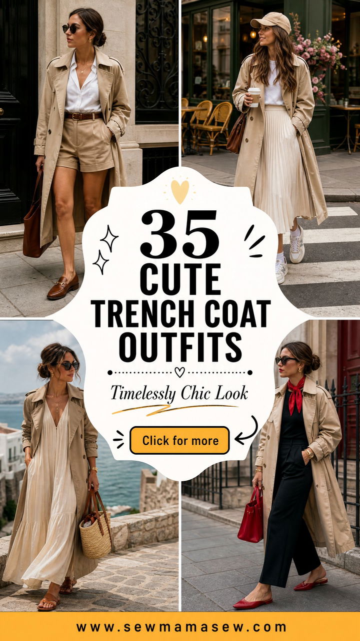 35 Cute Trench Coat Outfits for a Timelessly Chic Look - 35 Cute Trench Coat Outfits for a Timelessly Chic Look