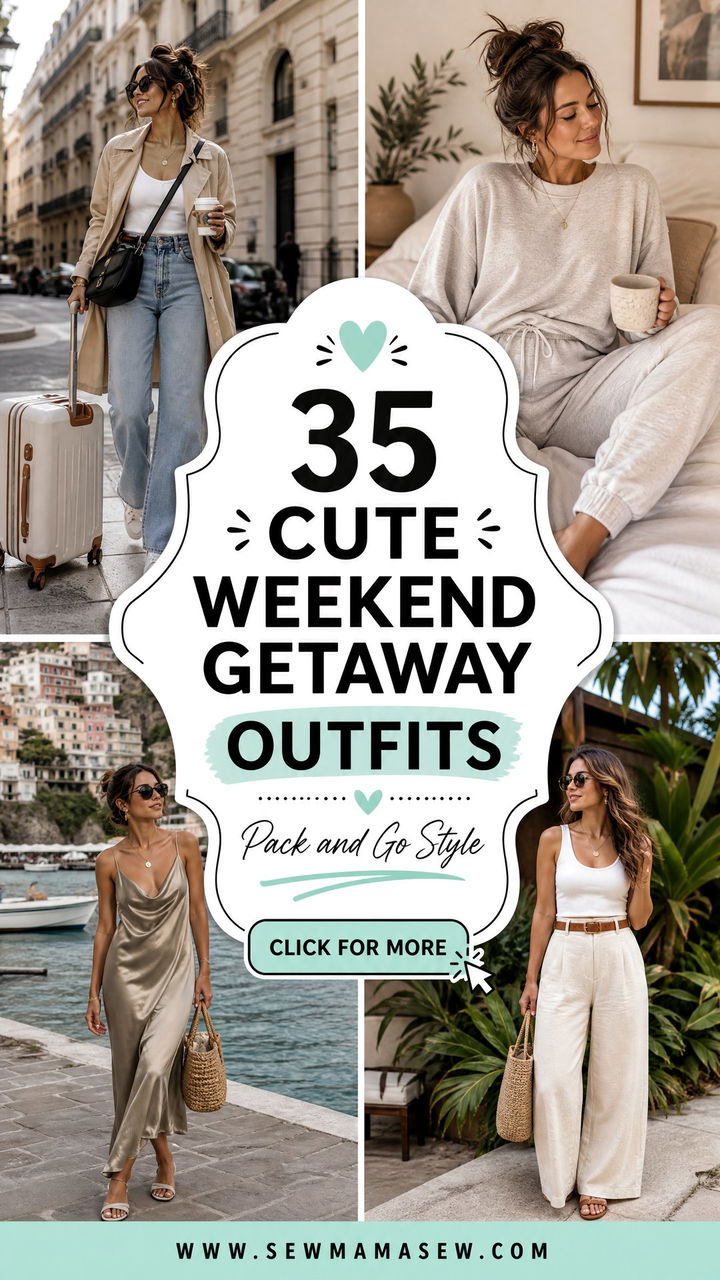 35 Cute Weekend Getaway Outfits for Every Trip - 35 Cute Weekend Getaway Outfits for Every Trip
