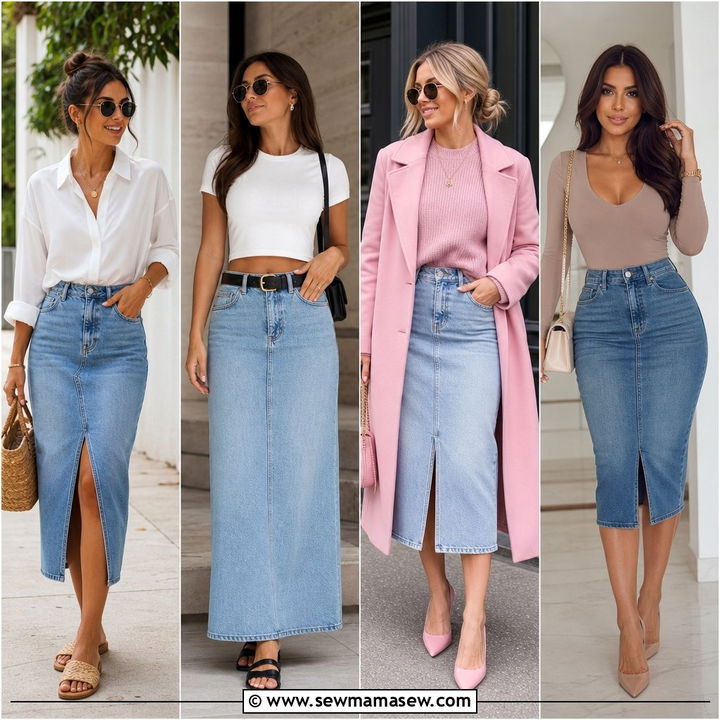 35 Denim Skirt Outfits Ideas for Every Occasion