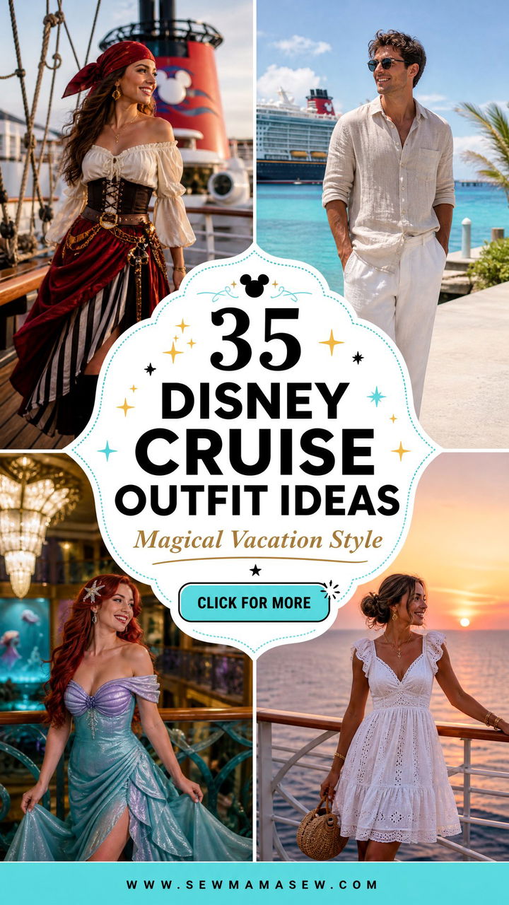 35 Disney Cruise Outfit Ideas for a Magical Vacation - 35 Disney Cruise Outfit Ideas for a Magical Vacation