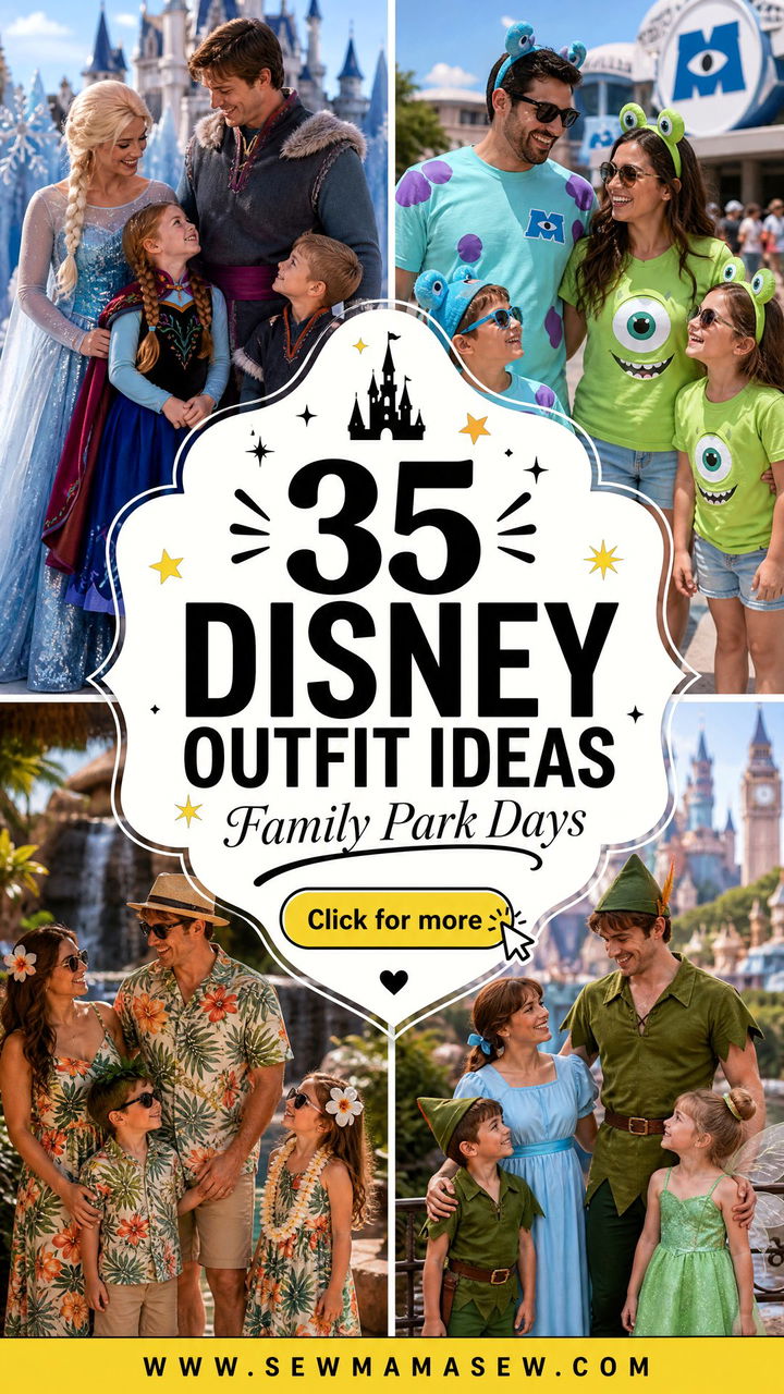 35 Disney Outfit Ideas for Family Park Days - 35 Disney Outfit Ideas for Family Park Days