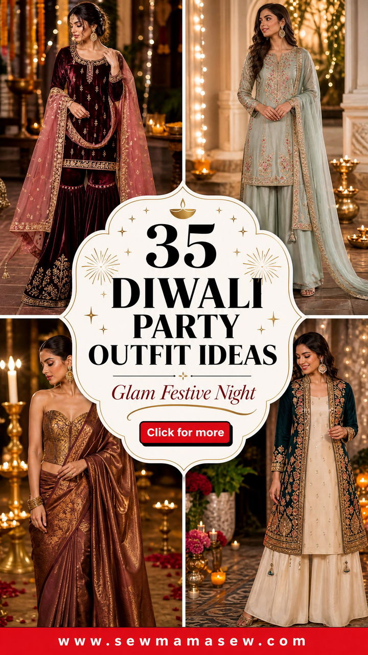 35 Diwali Party Outfit Ideas for a Glam Festive Night - 35 Diwali Party Outfit Ideas for a Glam Festive Night