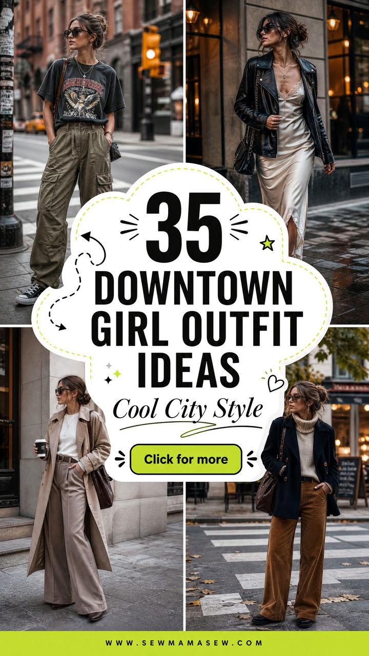 35 Downtown Girl Outfit Ideas for Cool City Style - 35 Downtown Girl Outfit Ideas for Cool City Style