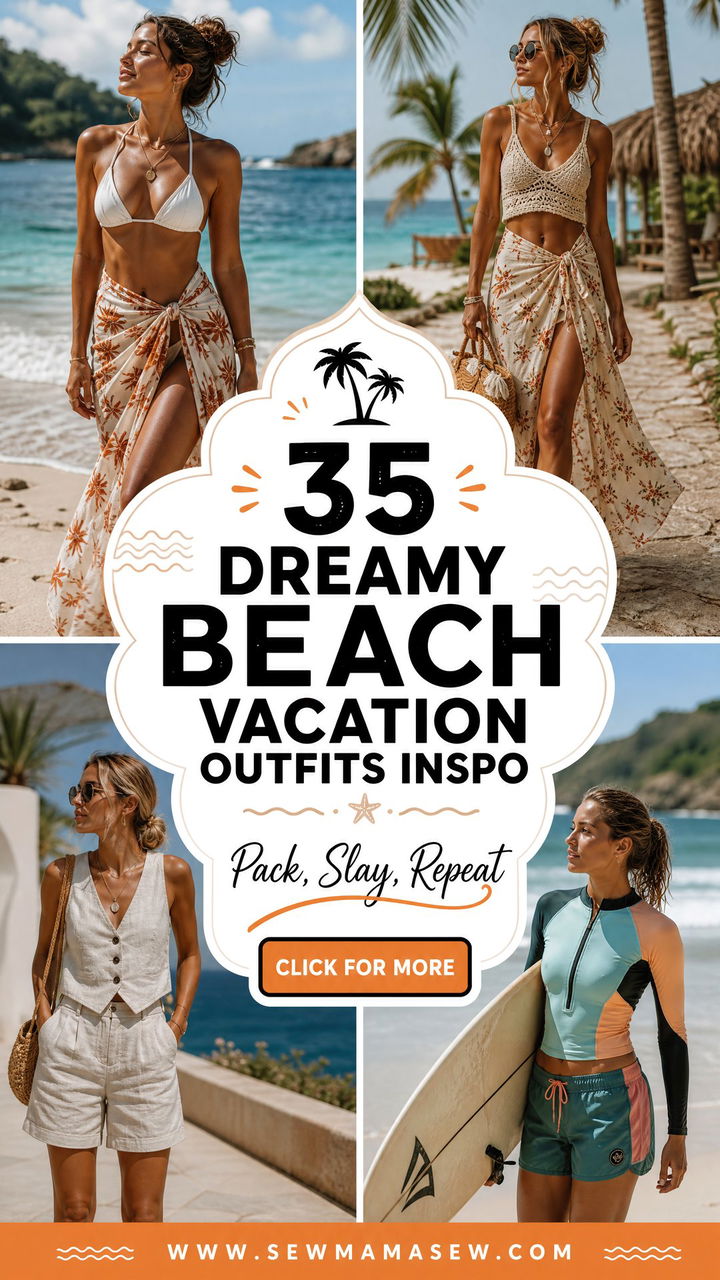 35 Dreamy Beach Vacation Outfits Inspo for 2026 - 35 Dreamy Beach Vacation Outfits Inspo for 2026