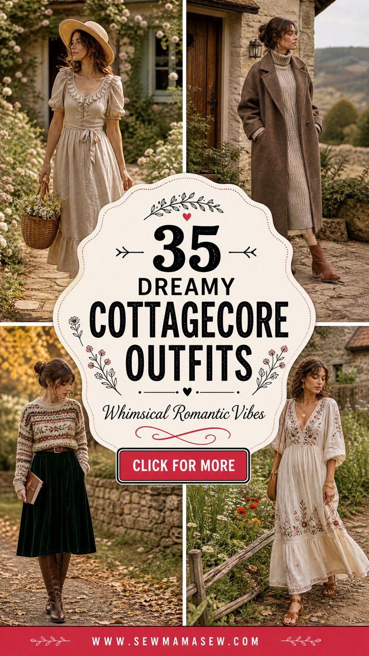 35 Dreamy Cottagecore Outfit Ideas for a Whimsical Look - 35 Dreamy Cottagecore Outfit Ideas for a Whimsical Look
