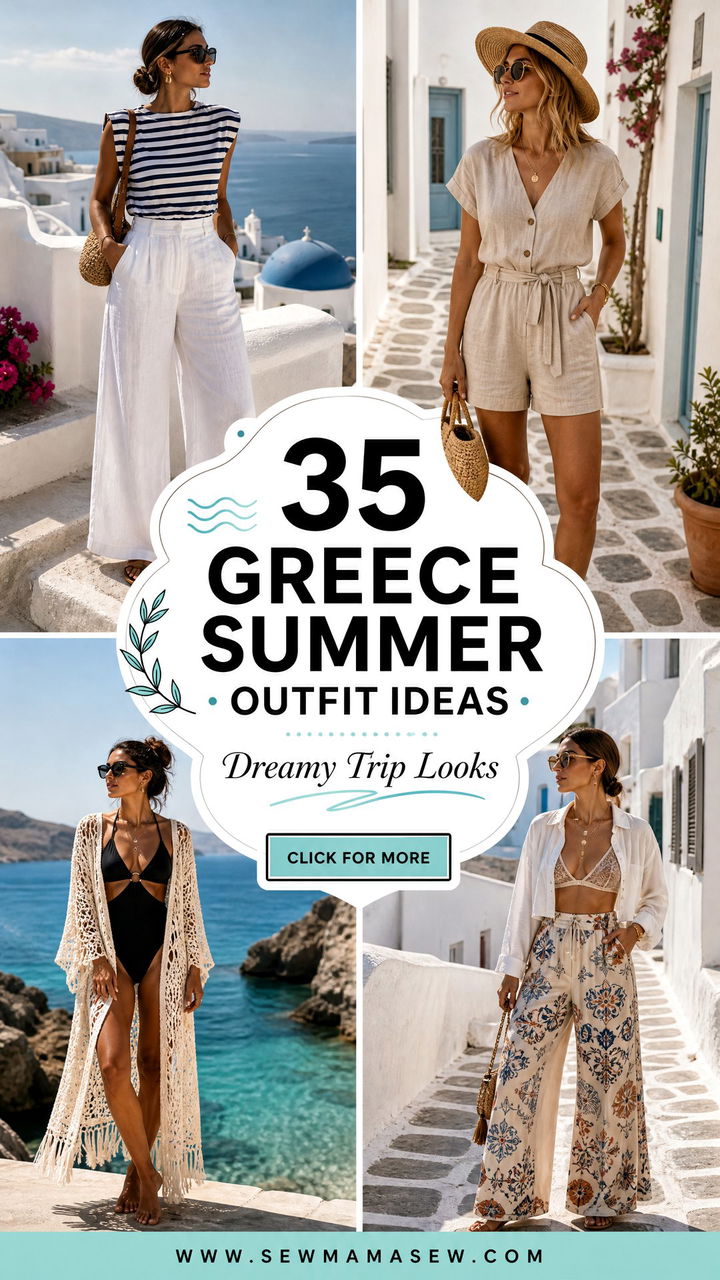 35 Dreamy Greece Summer Outfit Ideas for Your Trip - 35 Dreamy Greece Summer Outfit Ideas for Your Trip