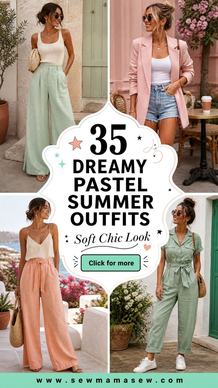 35 Dreamy Pastel Summer Outfits for a Soft Chic Look - 35 Dreamy Pastel Summer Outfits for a Soft, Chic Look