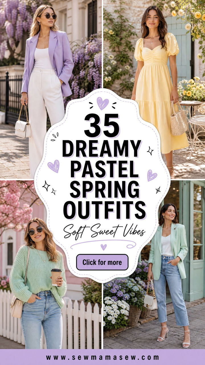 35 Dreamy Spring Outfits in Pastel to Try This Year - 35 Dreamy Spring Outfits in Pastel to Try This Year
