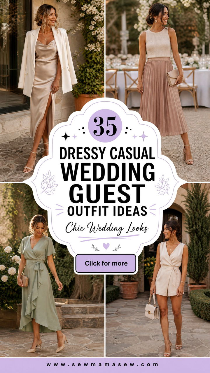 35 Dressy Casual Wedding Guest Outfit Ideas to Try - 35 Dressy Casual Wedding Guest Outfit Ideas to Try