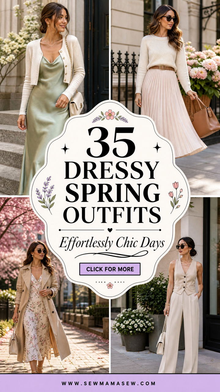 35 Dressy Spring Outfits for Effortlessly Chic Days - 35 Dressy Spring Outfits for Effortlessly Chic Days