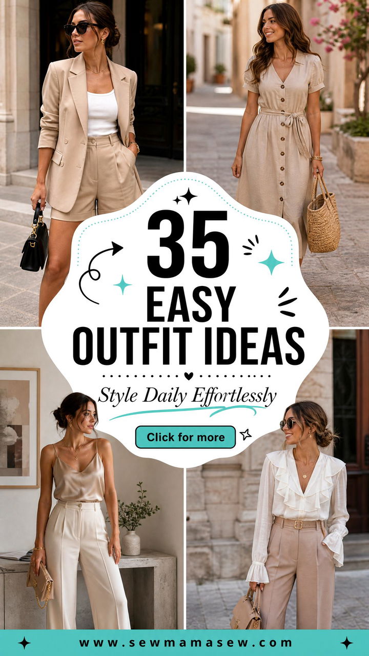 35 Easy Outfit Ideas for Women to Style Daily - 35 Easy Outfit Ideas for Women to Style Daily