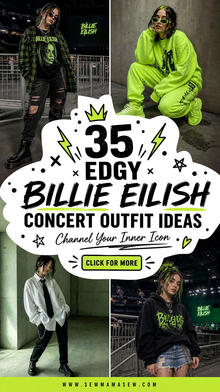35 Edgy Billie Eilish Concert Outfit Ideas to Try - 35 Edgy Billie Eilish Concert Outfit Ideas to Try