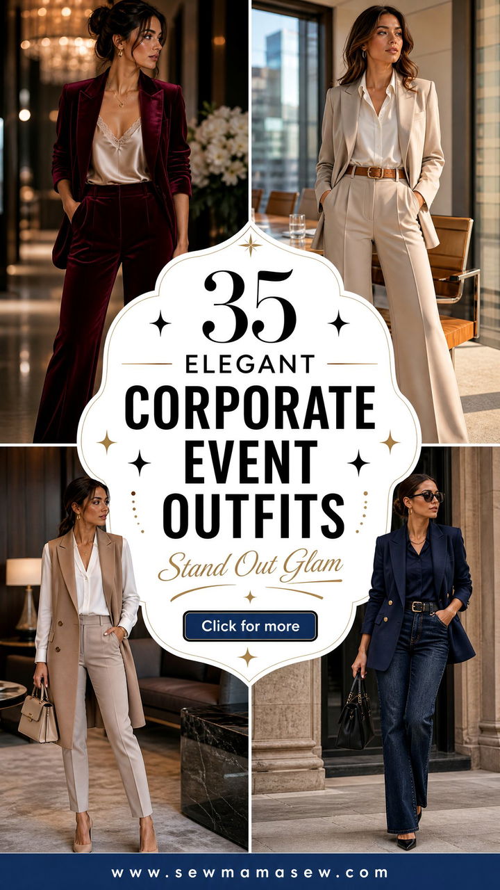 35 Elegant Corporate Event Outfit Ideas to Stand Out - 35 Elegant Corporate Event Outfit Ideas to Stand Out