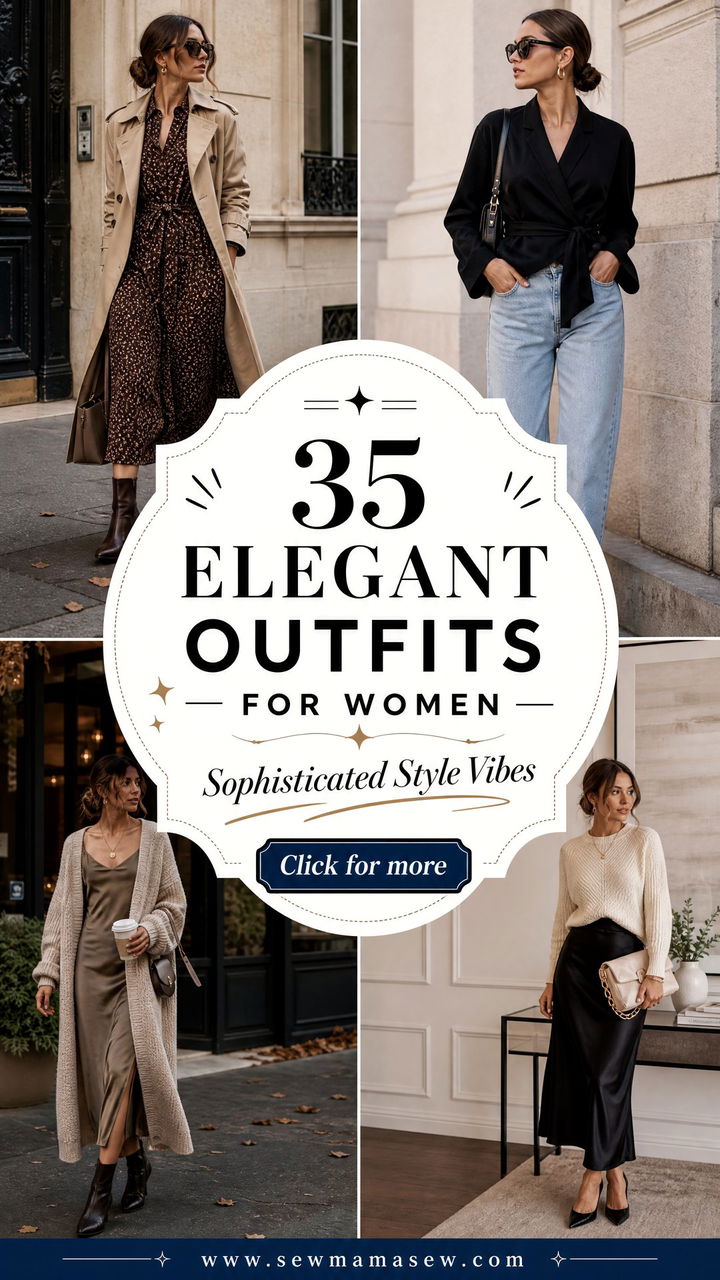 35 Elegant Outfits for Women to Look Sophisticated - 35 Elegant Outfits for Women to Look Sophisticated