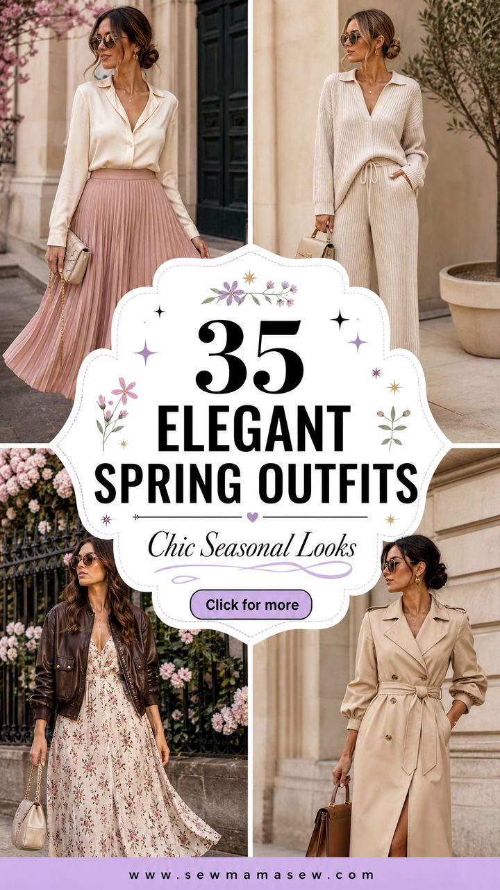 35 Elegant Spring Outfits for a Chic Seasonal Look - 35 Elegant Spring Outfits for a Chic Seasonal Look