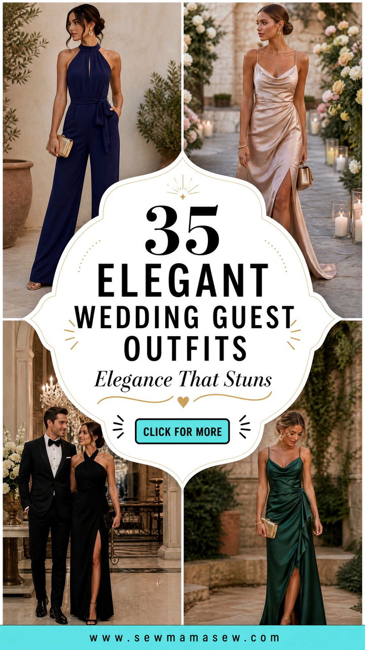 35 Elegant Wedding Guest Outfits for Women to Stun In - 35 Elegant Wedding Guest Outfits for Women to Stun In