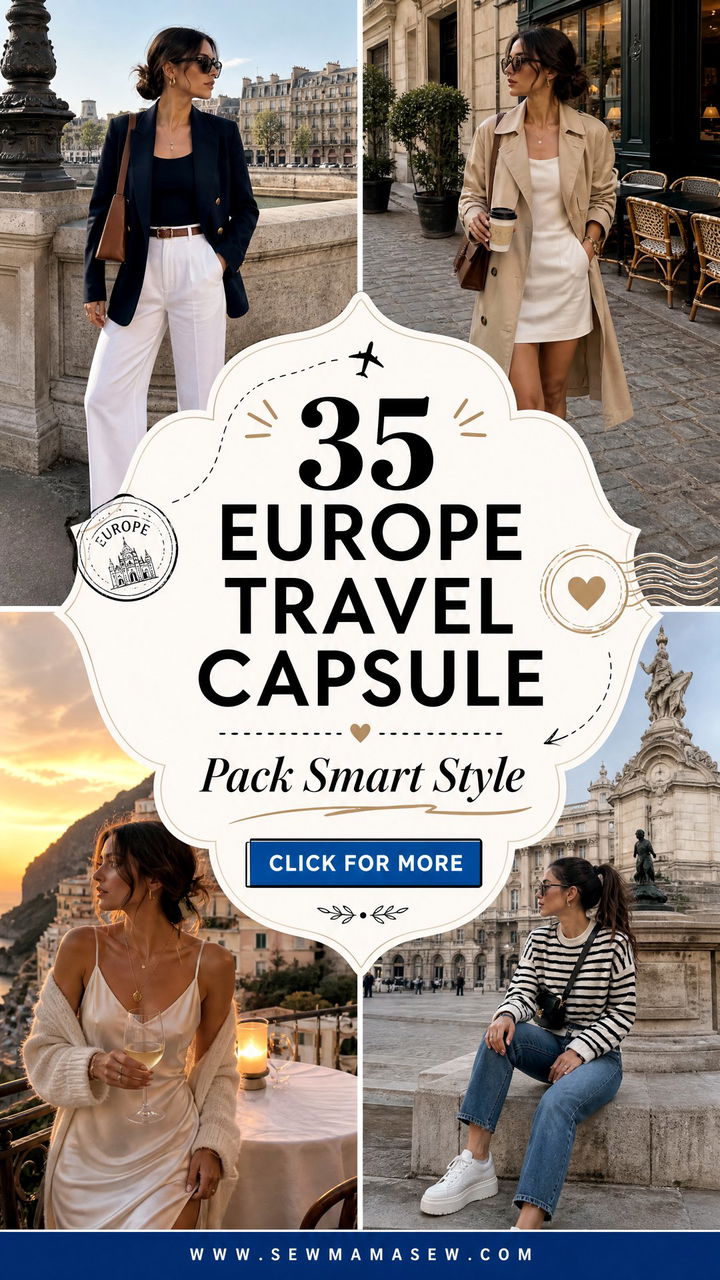 35 Europe Travel Capsule Wardrobe Essentials - 35 Europe Travel Capsule Wardrobe Essentials