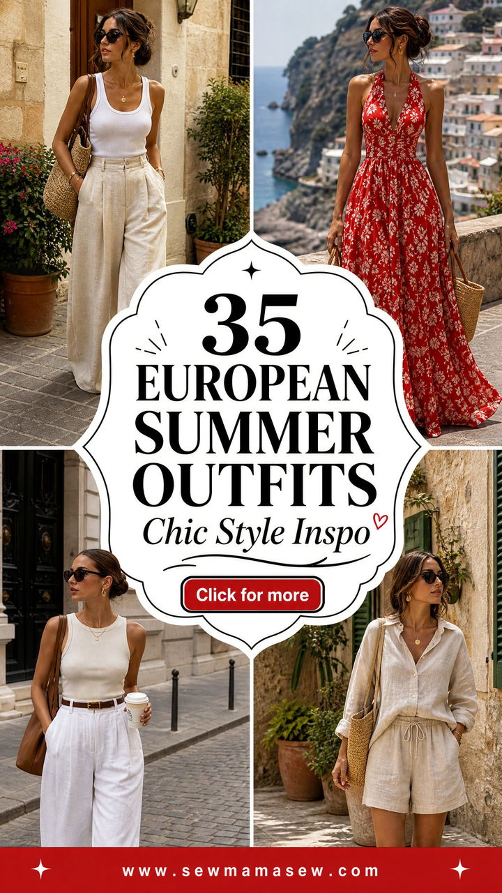 35 European Summer Outfits Inspo for Chic Style - 35 European Summer Outfits Inspo for Chic Style