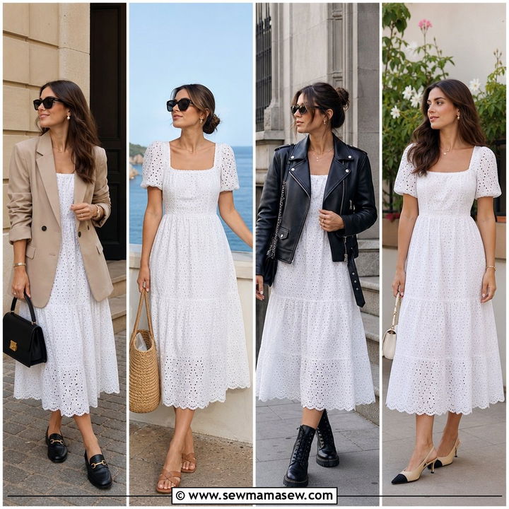 35 Eyelet Dress Outfit Ideas for a Chic Romantic Look