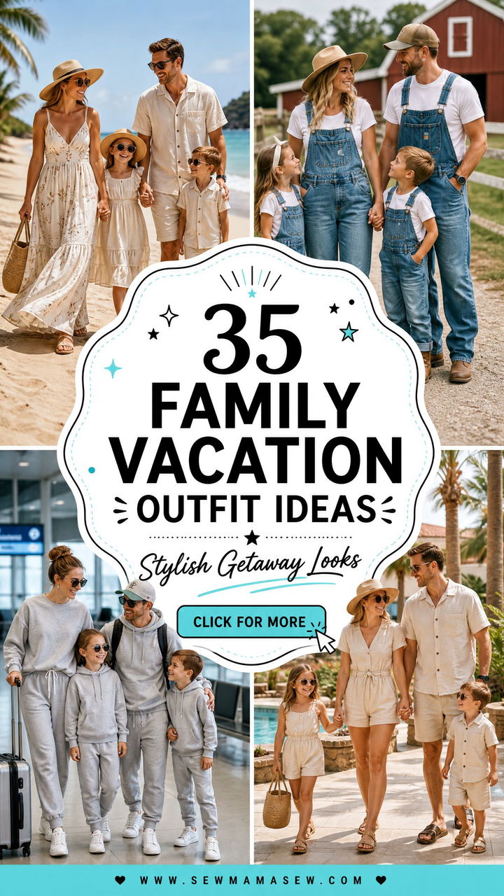 35 Family Vacation Outfit Ideas for Stylish Getaways - 35 Family Vacation Outfit Ideas for Stylish Getaways