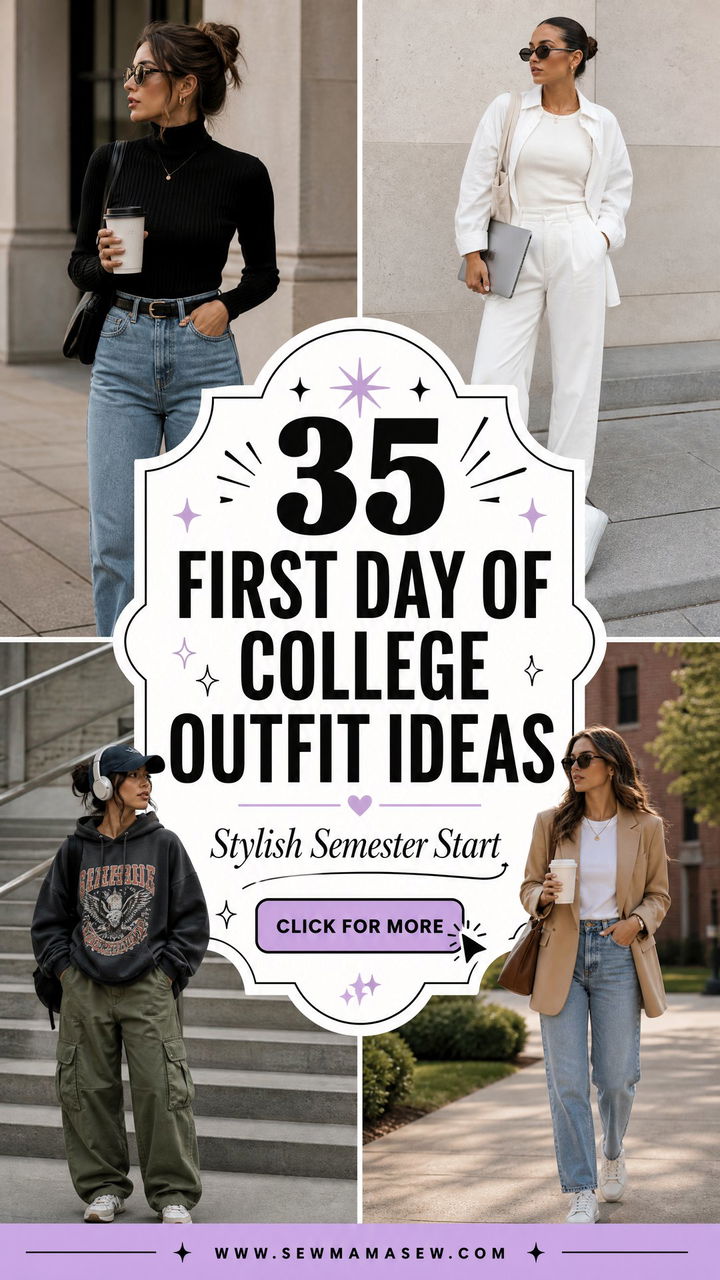 35 First Day of College Outfit Ideas for a Stylish Start - 35 First Day of College Outfit Ideas for a Stylish Start