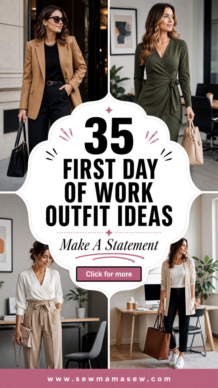 35 First Day of Work Outfit Ideas to Make a Statement - 35 First Day of Work Outfit Ideas to Make a Statement