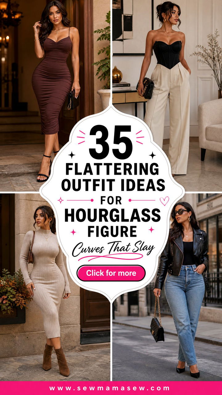 35 Flattering Outfit Ideas for Hourglass Figure Women - 35 Flattering Outfit Ideas for Hourglass Figure Women