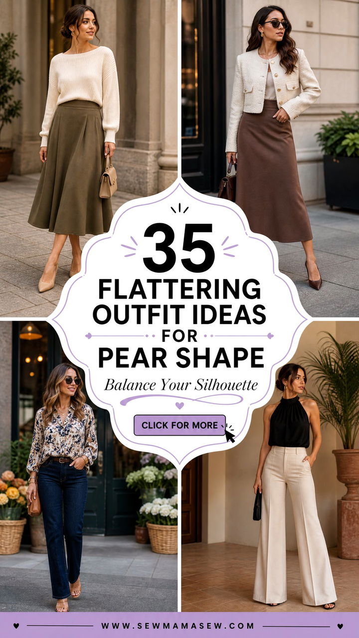 35 Flattering Outfit Ideas for Pear Shape Bodies - 35 Flattering Outfit Ideas for Pear Shape Bodies