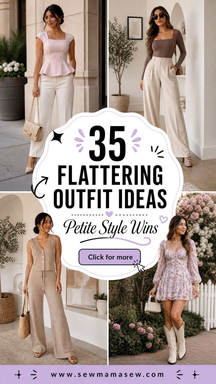 35 Flattering Outfit Ideas for Short Women to Try - 35 Flattering Outfit Ideas for Short Women to Try