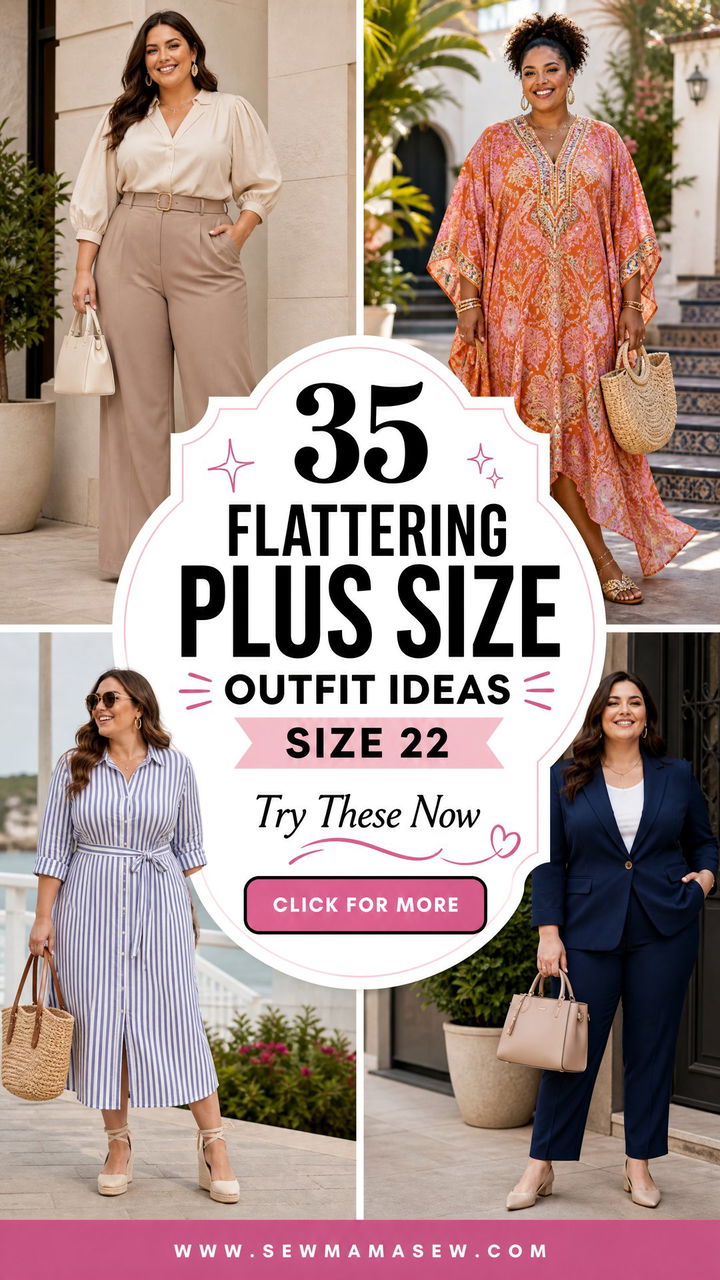 35 Flattering Plus Size Outfit Ideas Size 22 to Try Now - 35 Flattering Plus Size Outfit Ideas Size 22 to Try Now