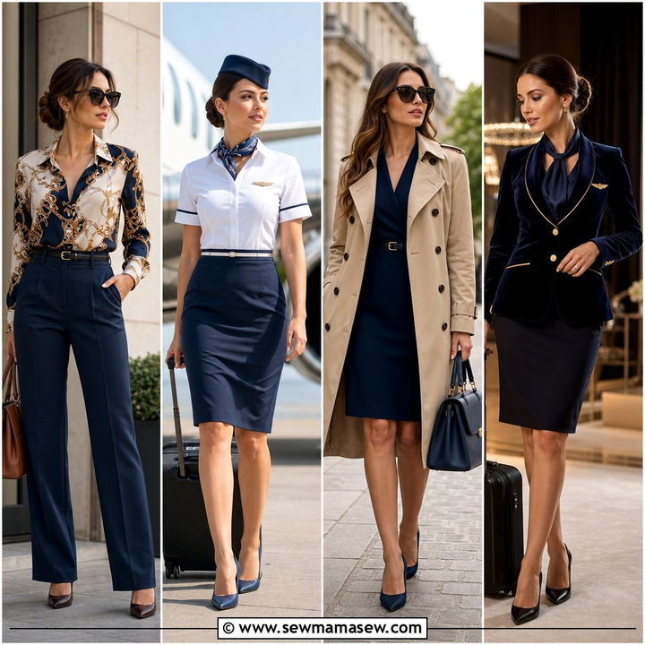 35 Flight Attendant Outfit Ideas for a Polished Travel Look