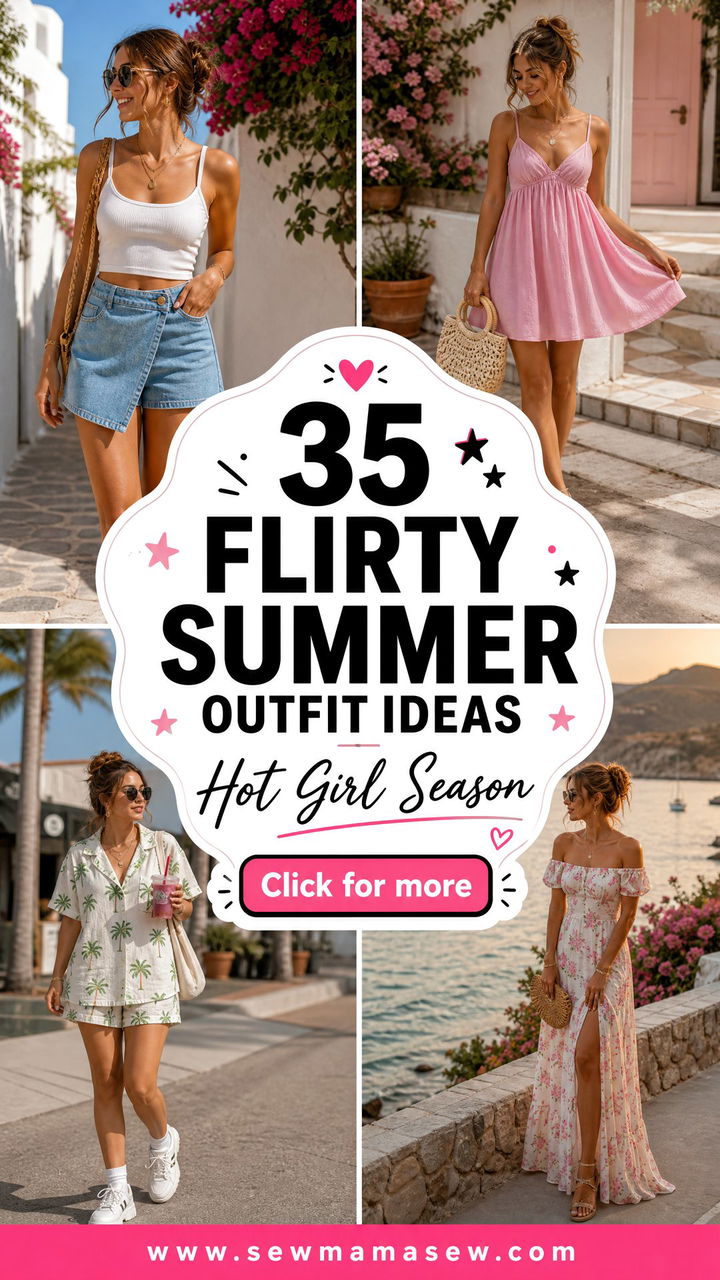 35 Flirty Summer Outfit Ideas for a Hot Girl Season - 35 Flirty Summer Outfit Ideas for a Hot Girl Season