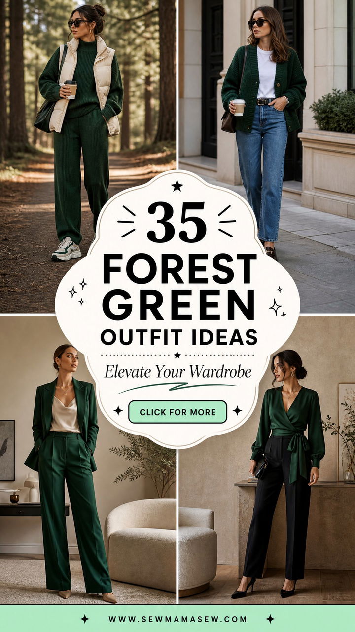 35 Forest Green Outfit Ideas to Elevate Your Wardrobe - 35 Forest Green Outfit Ideas to Elevate Your Wardrobe